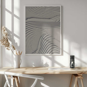 Tablou înramat „Mud Texture 14 Beige” de Pictufy Studio III