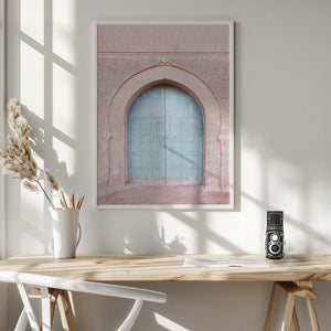 Tablou înramat „Turquoise Door” de Kathrin Pienaar