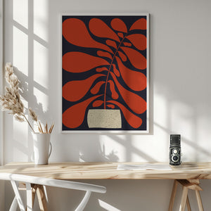Tablou înramat „Lazy Plant #1” de Alisa Galitsyna