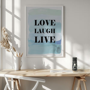 Tablou înramat „Live Joyfully Always” de Martina