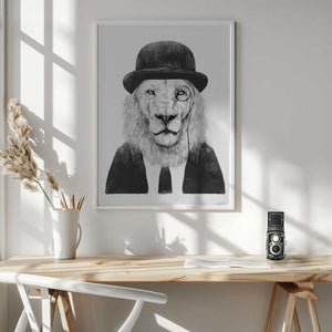 Tablou înramat „Sir Lion” de Balazs Solti