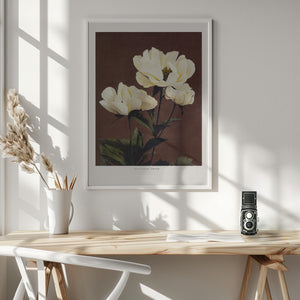 Tablou înramat „Hærdaceous Peony” de Ogawa Kazumasa