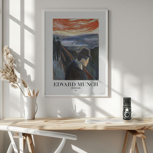 Tablou înramat „Despair” de Edvard Munch