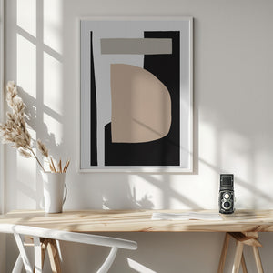 Tablou înramat „Abstract Layers” de uplusmestudio