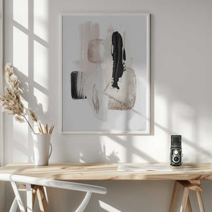 Tablou înramat „Brush Strokes-1” de Sally Ann Moss