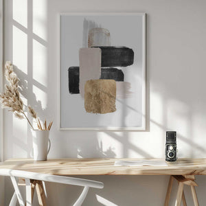 Tablou înramat „Brush Strokes-6” de Sally Ann Moss