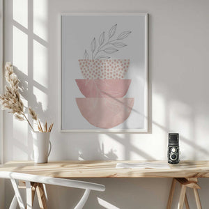 Tablou înramat „Love Pink-3” de Sally Ann Moss