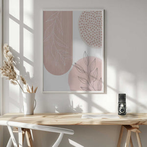 Tablou înramat „Love Pink-2” de Sally Ann Moss