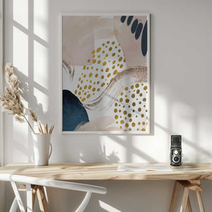 Tablou înramat „Smooth Abstract-3” de Sally Ann Moss