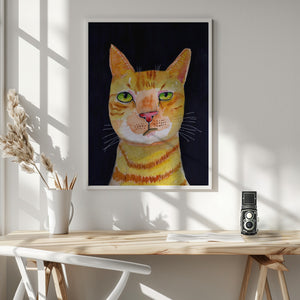 Tablou înramat „Ginger Cat” de Sharyn Bursic