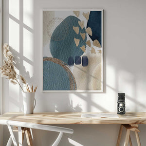 Tablou înramat „Blue Beauty-3” de Sally Ann Moss