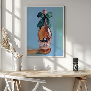 Tablou înramat „Rosé” de Pauline Wegman | Key and Sea Creative