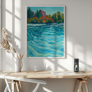 Tablou înramat „Sedona” de Pauline Wegman | Key and Sea Creative