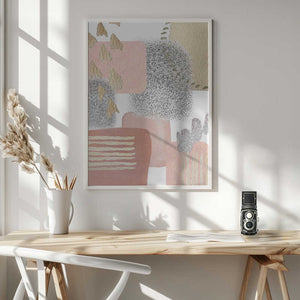 Tablou înramat „Delicate Pink-2” de Sally Ann Moss