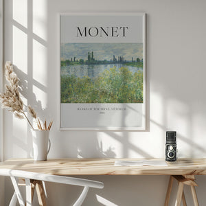 Tablou înramat „Banks Of The Seine” de Claude Monet