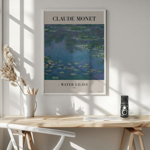 Tablou înramat „Water Lilies” de Claude Monet