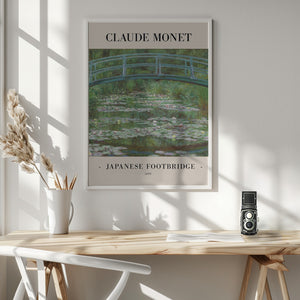 Tablou înramat „Japanese Footbridge 1899” de Claude Monet
