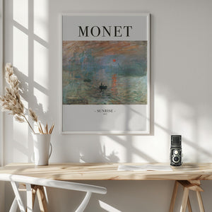 Tablou înramat „Sunrise 1872” de Claude Monet