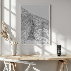 Tablou înramat „Waves” de Dan Hobday
