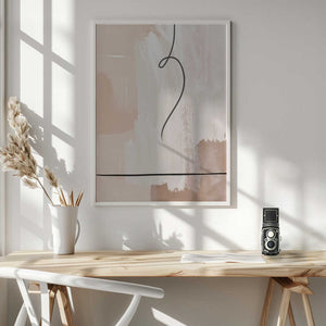 Tablou înramat „Creamy-3” de Sally Ann Moss