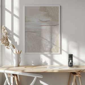 Tablou înramat „Calm Ivory-3” de Sally Ann Moss