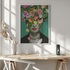 Tablou înramat „Floral Frida” de Frida Floral Studio