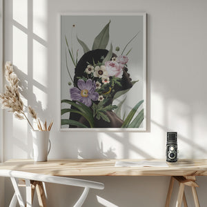 Tablou înramat „Purple flower” de Frida Floral Studio