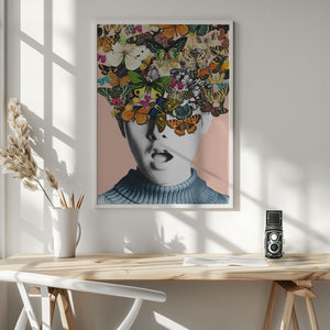 Tablou înramat „Twiggy surprise” de Frida Floral Studio
