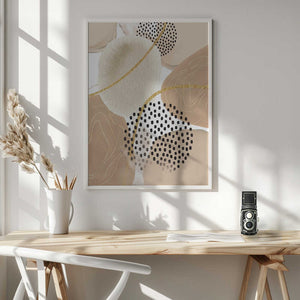 Tablou înramat „Jealous Beige-2” de Sally Ann Moss