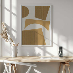 Tablou înramat „Curved Harmony” de THE MIUUS STUDIO