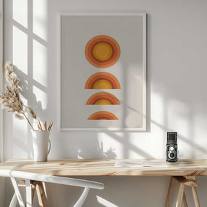 Tablou înramat „Sunset Echoes” de THE MIUUS STUDIO