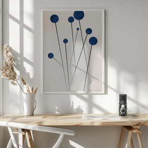 Tablou înramat „Wild Blueberries” de Kubistika