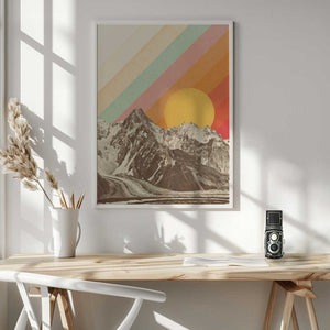 Tablou înramat „Mountainscape Nº1” de Florent Bodart