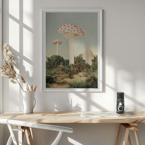 Tablou înramat „The Finest Giant Mushroom” de Florent Bodart