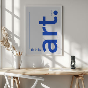 Tablou înramat „Hello Bold Typography” de Athene Fritsch