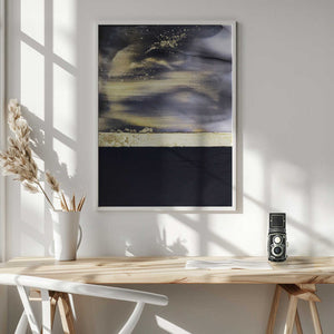 Tablou înramat „Gold Noir 2” de Alyson Storms