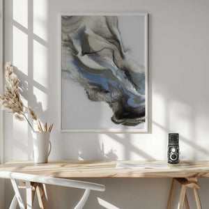 Tablou înramat „Grey Smoke 2” de Alyson Storms