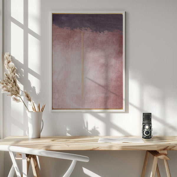 Tablou înramat „Pink and Yellow 2” de Alyson Storms