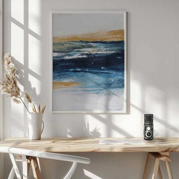 Tablou înramat „Rainbow Stripes 2” de Alyson Storms