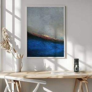 Tablou înramat „Slate Wave” de Alyson Storms