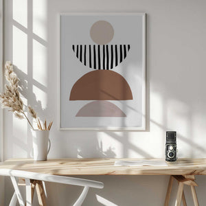 Tablou înramat „Geometric Abstract Art” de Melloi Art Prints