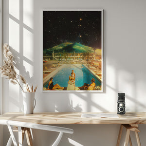 Tablou înramat „Space Pool” de Taudalpoi