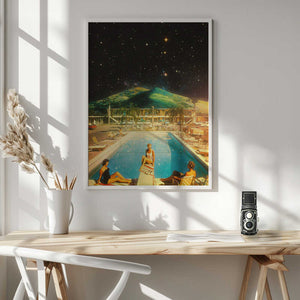 Tablou înramat „Space Pool” de Taudalpoi