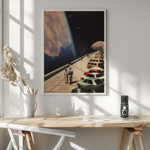 Tablou înramat „Space Promenade” de Taudalpoi