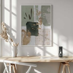 Tablou înramat „Green of Curiosity-2” de Sally Ann Moss
