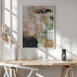 Tablou înramat „Chaos in Bloom-1” de Sally Ann Moss
