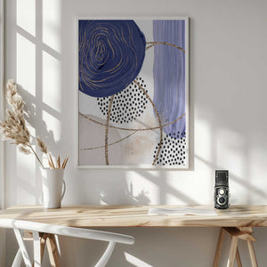 Tablou înramat „Circle of Colour-2” de Sally Ann Moss