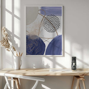 Tablou înramat „Circle of Colour-1” de Sally Ann Moss