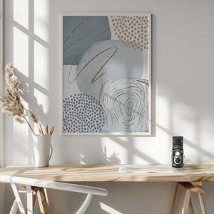 Tablou înramat „Grey Cloud-2” de Sally Ann Moss
