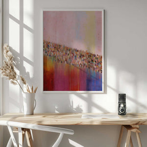Tablou înramat „Colorful Cascade” de Treechild